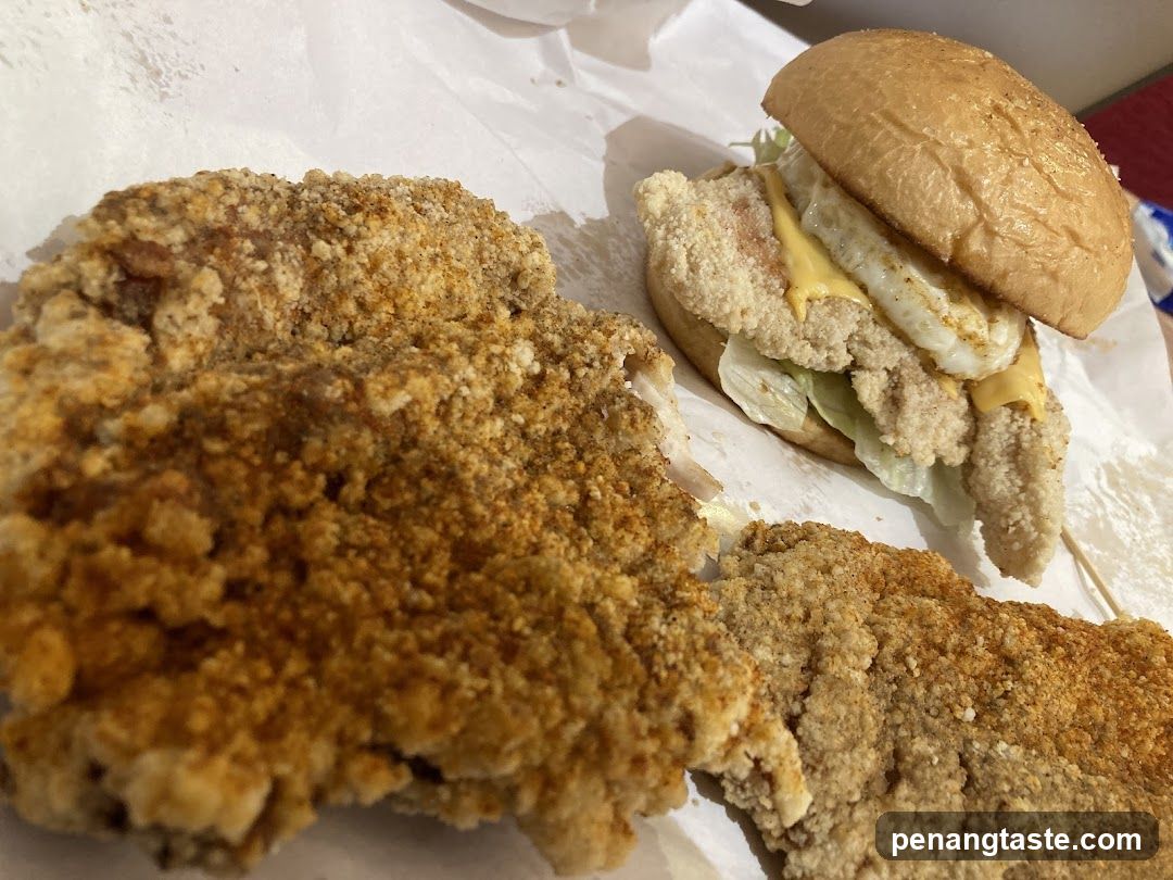 Fried Chicken and Burger
