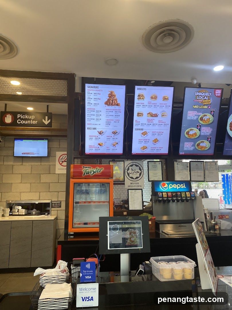 Fast Food Restaurant Counter