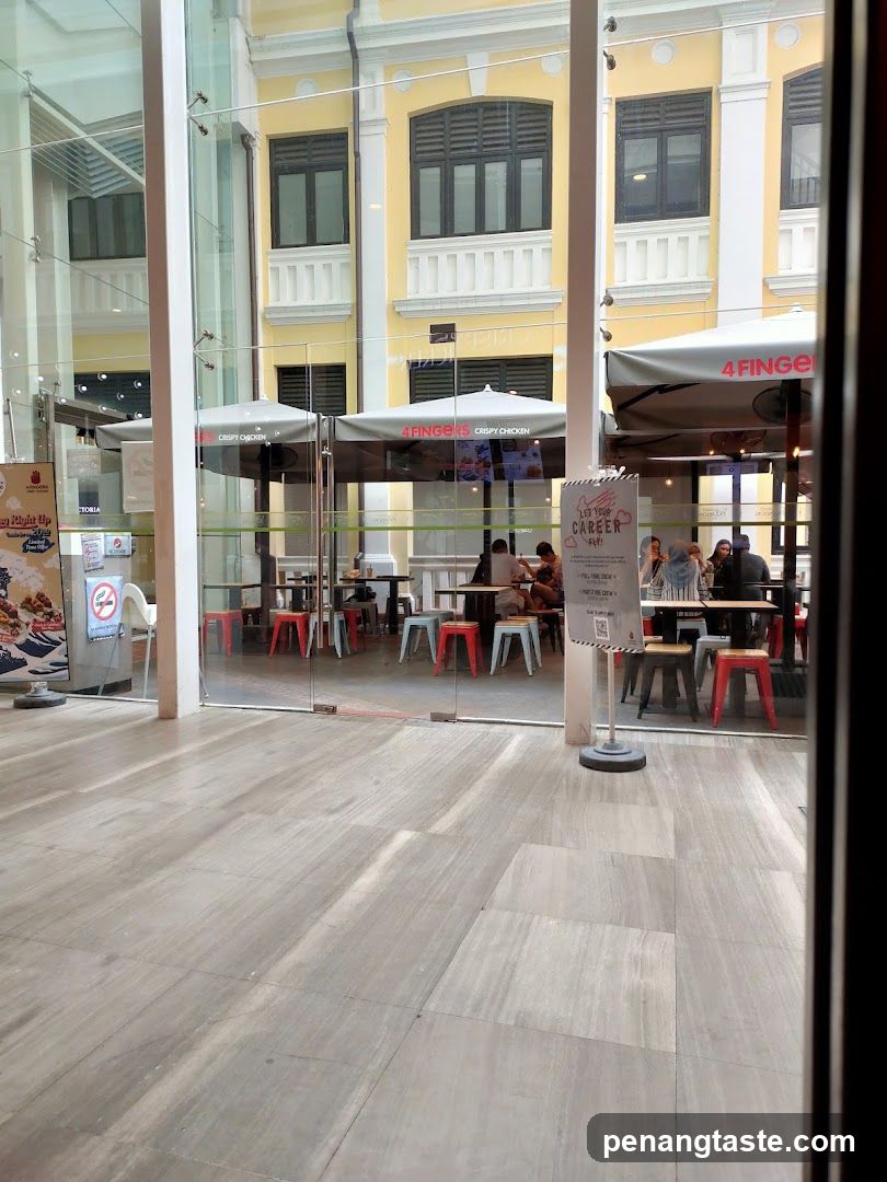Outdoor Seating Area of a Restaurant