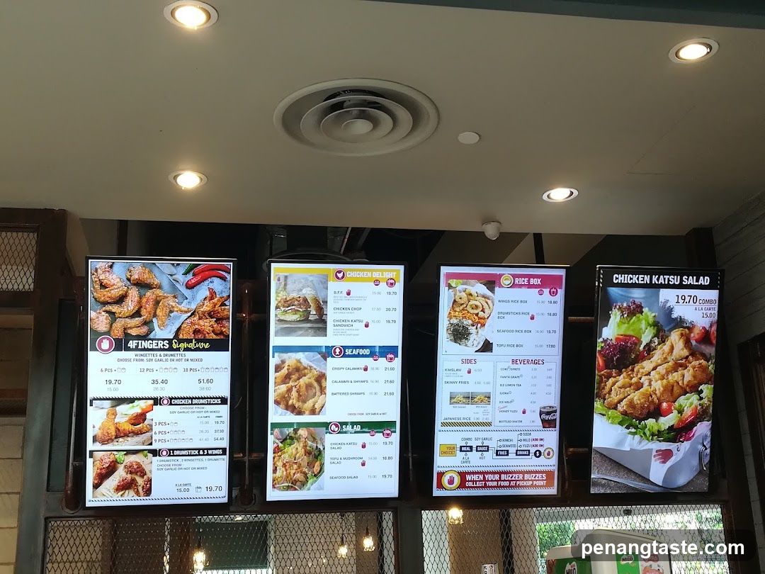 4FINGERS Menu