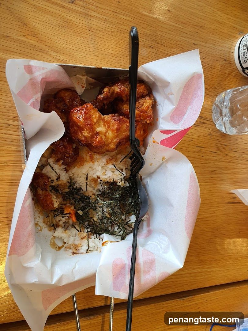 Fried Chicken and Rice