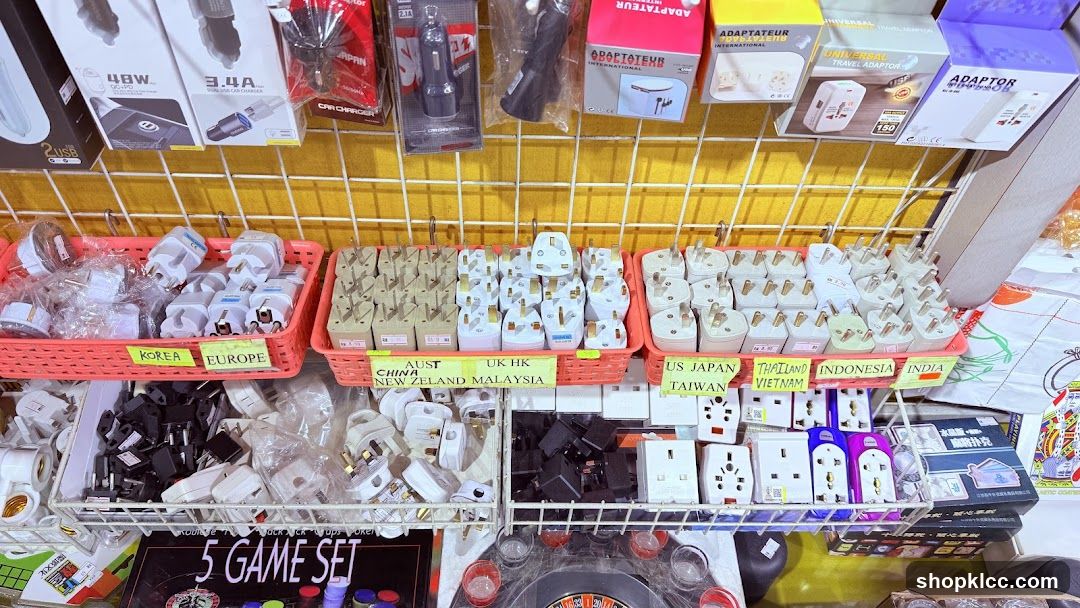 Electrical Adapters Display