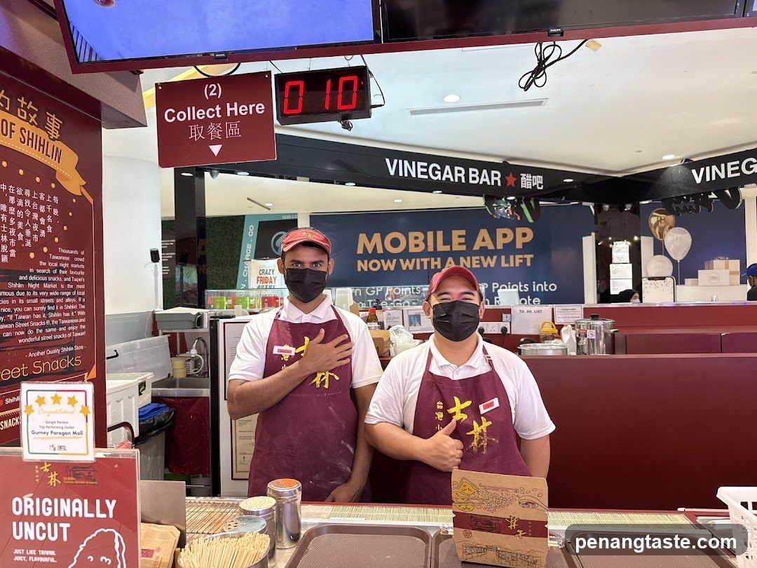 Staff at a food stall