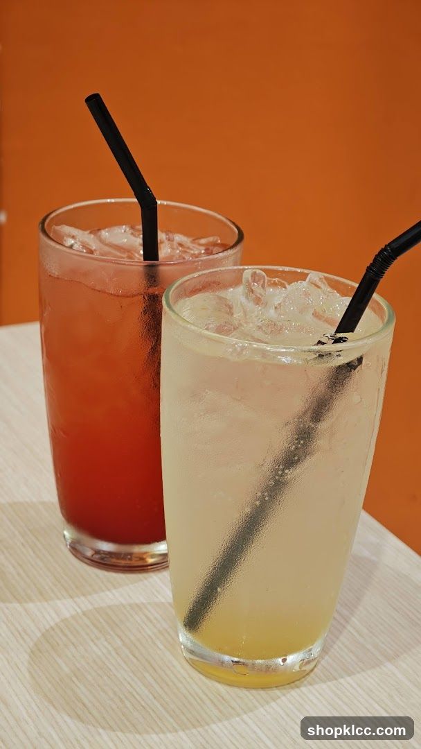 Two Iced Drinks