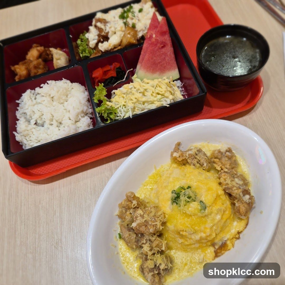 Bento Box and Omelette Dish