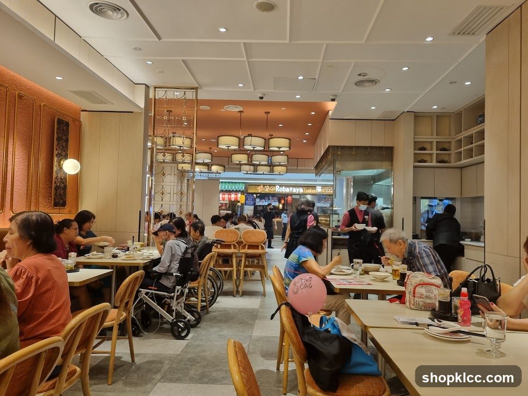 Restaurant Interior with Diners