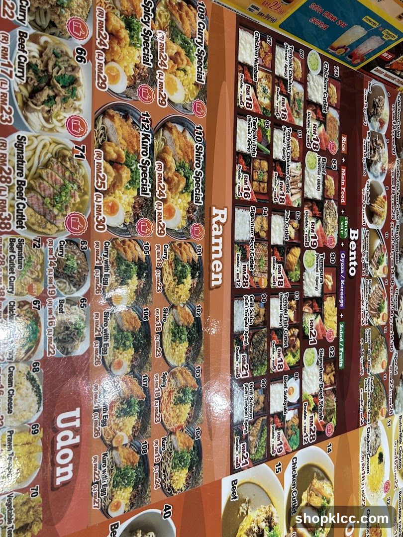 Ramen, Udon, Bento