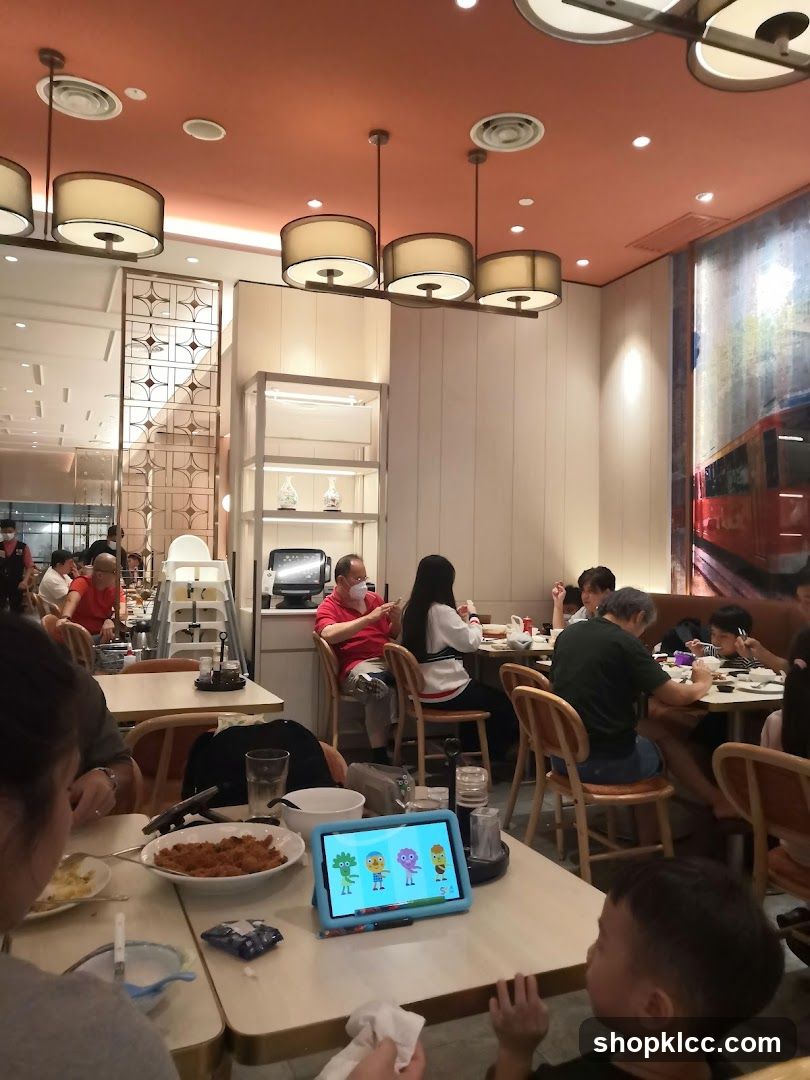 Restaurant Interior with Diners