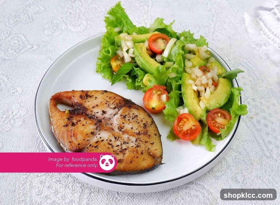 Grilled Fish with Avocado Salad