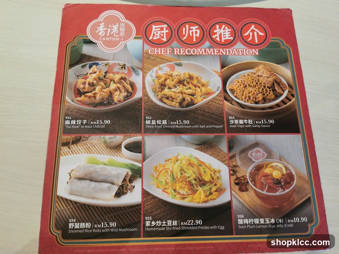 Chef Recommendation