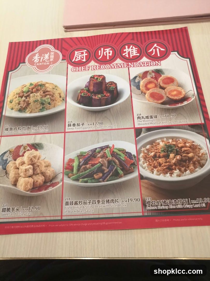 Chef Recommendation