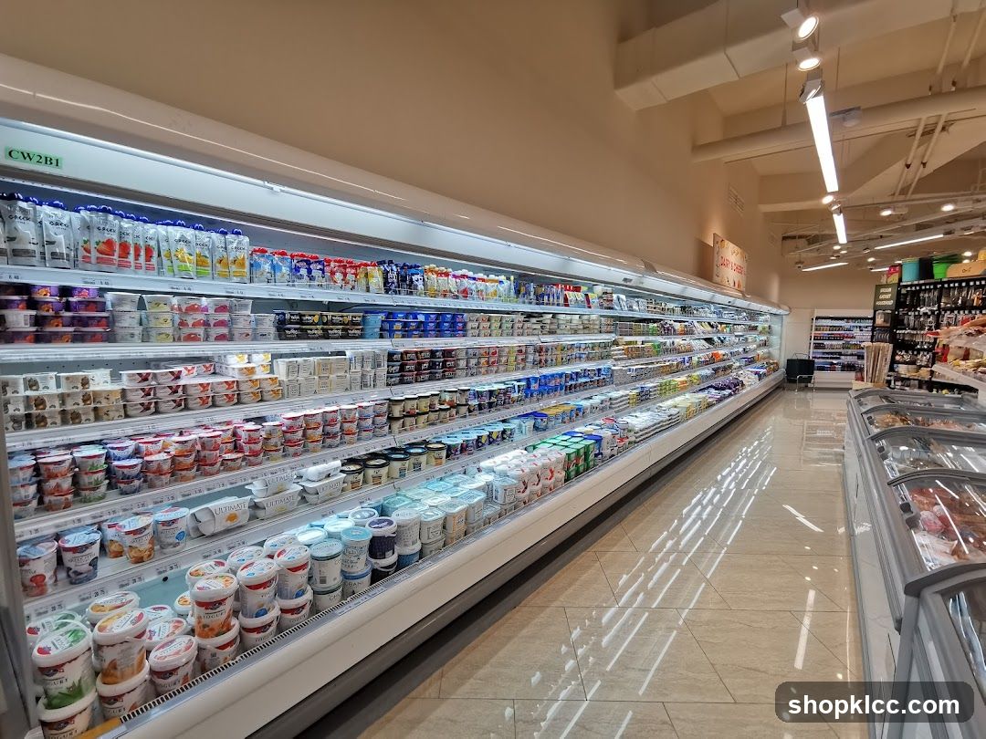 Supermarket Dairy Aisle