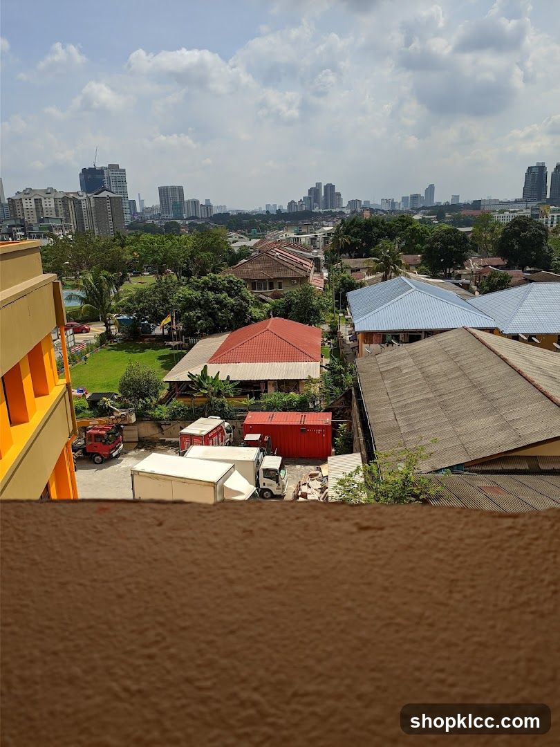 Urban View from Balcony