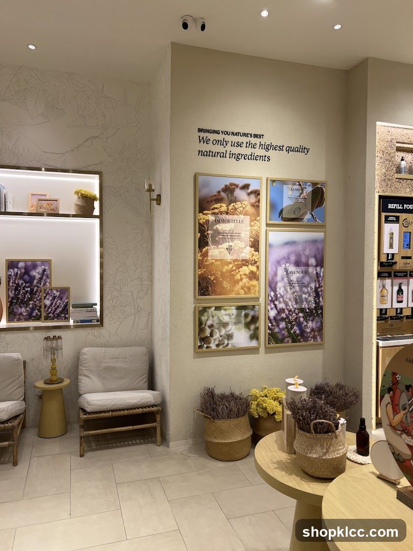 Natural Ingredients Display