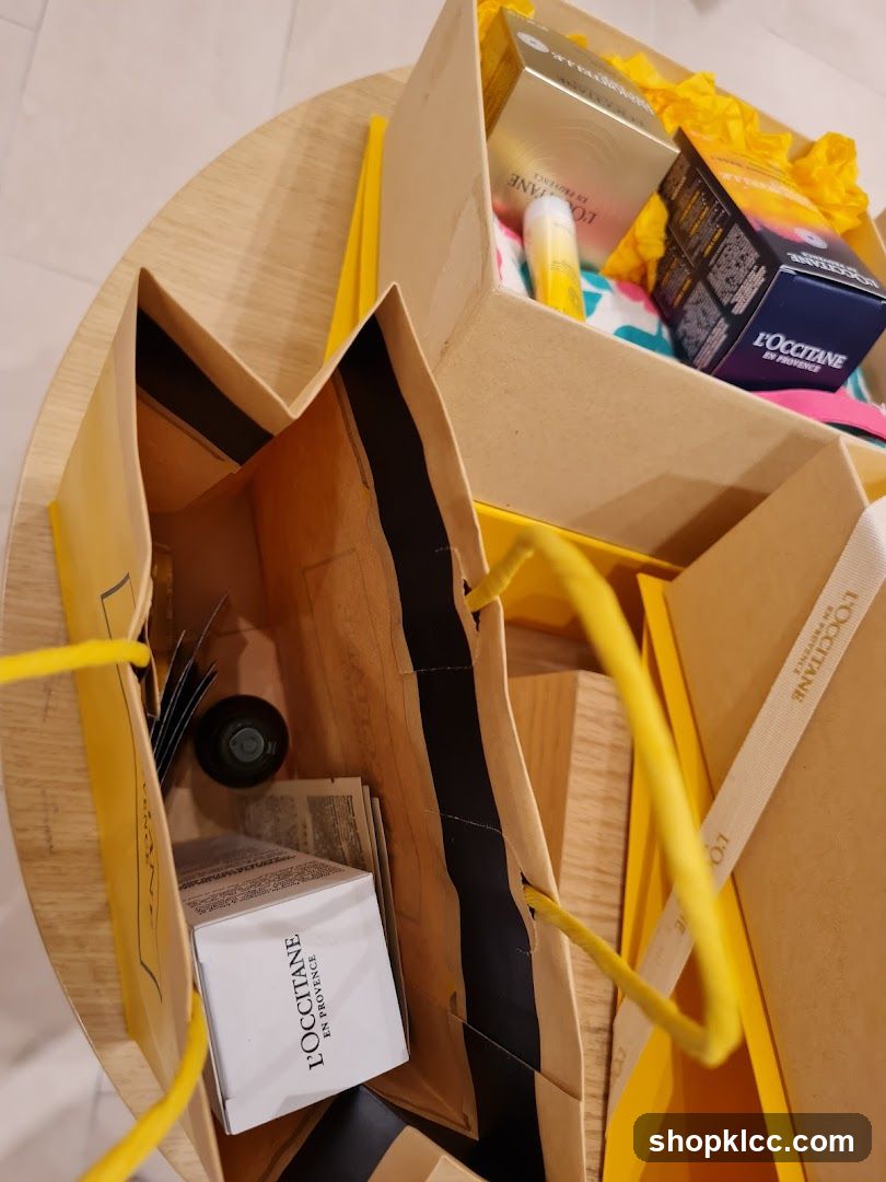 L'Occitane Shopping Bags