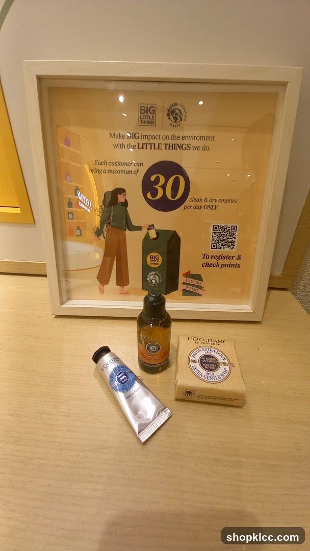 L'Occitane Recycling Promotion