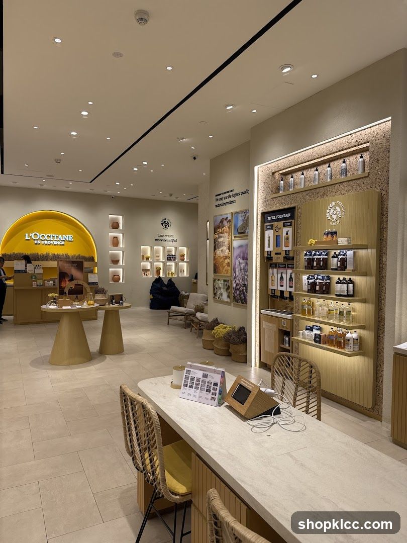 L'Occitane Store Interior