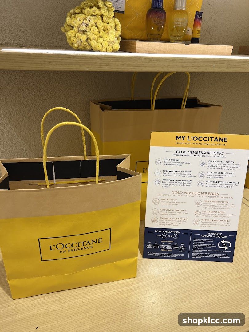 L'Occitane Membership Perks