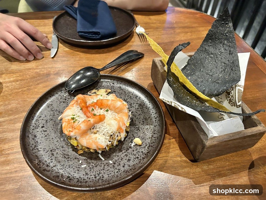 Shrimp Appetizer with Chips