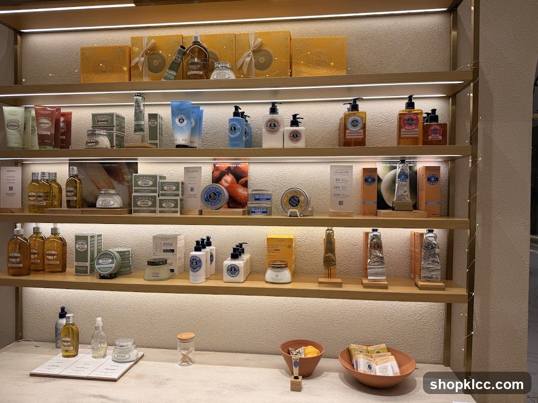 Skincare Products Display