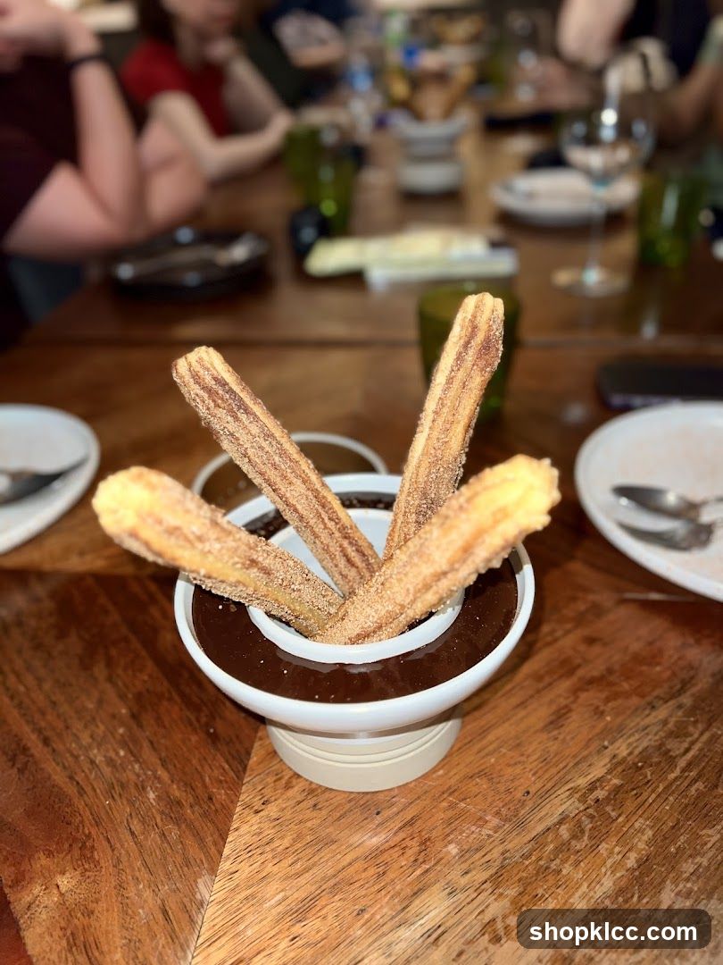 Churros with Chocolate Dip