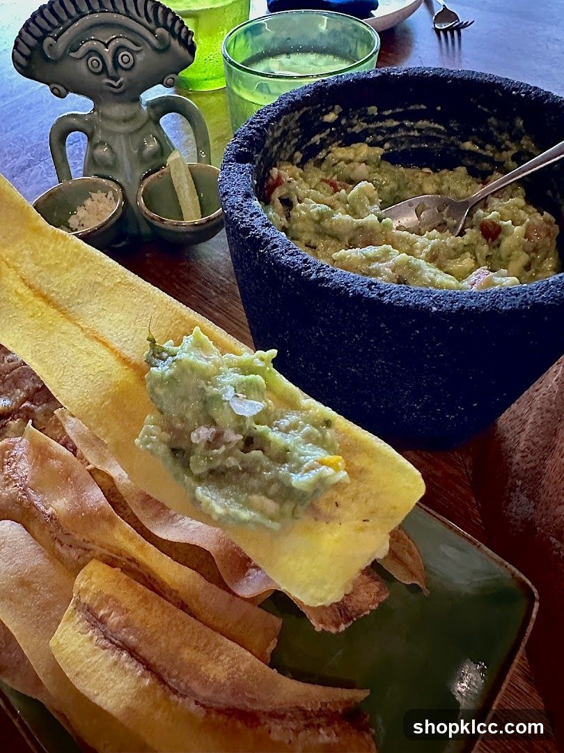 Guacamole and Plantain Chips