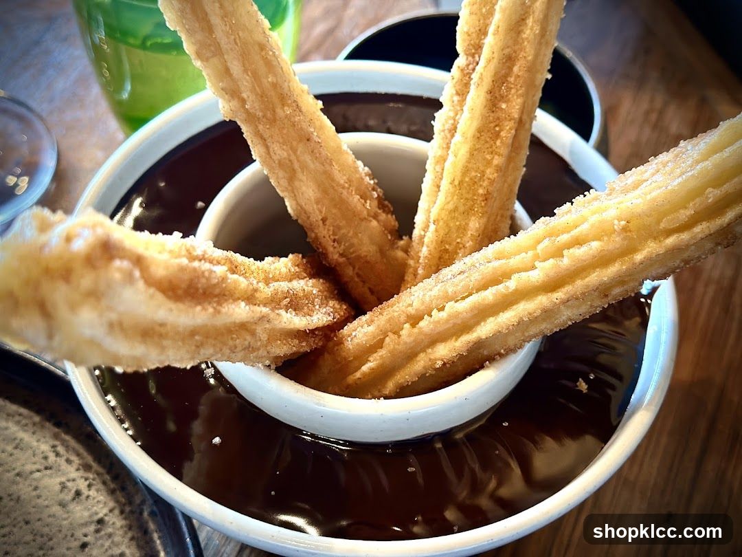 Churros with Chocolate Dip