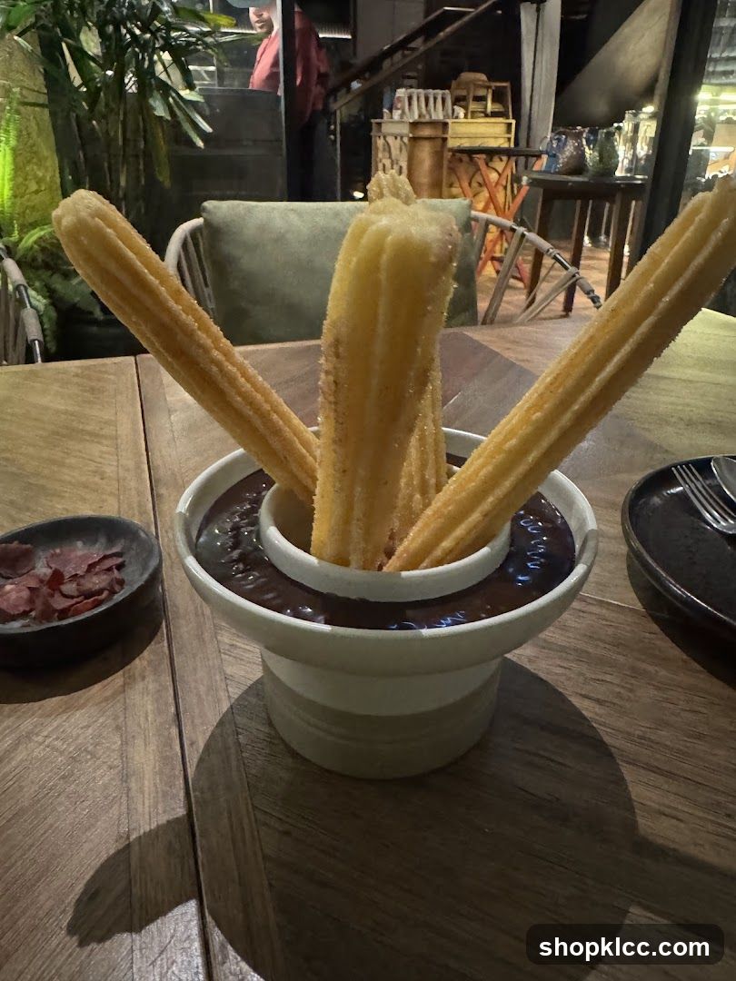 Churros with Chocolate Dip