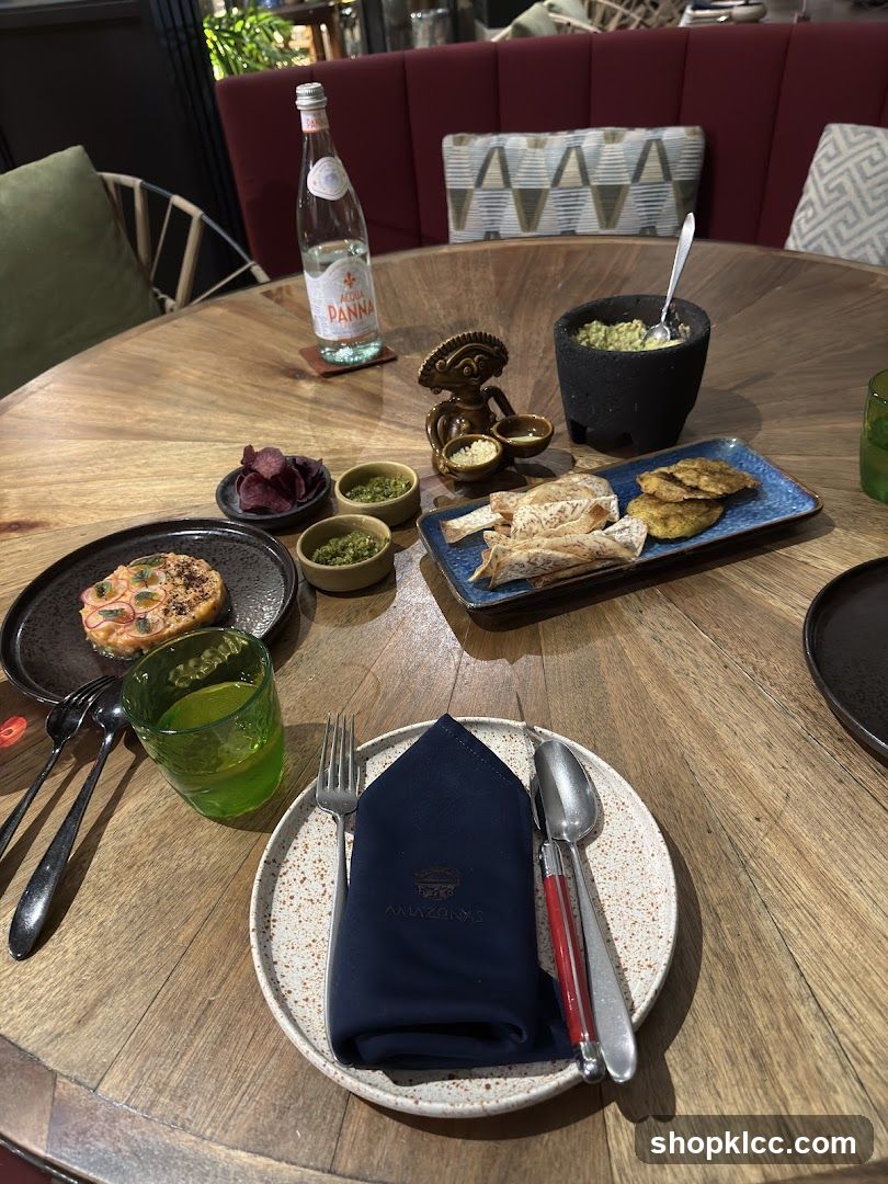 Table Setting with Appetizers