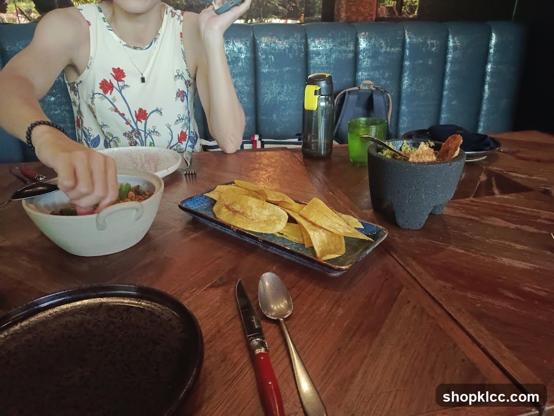 Diners at a table