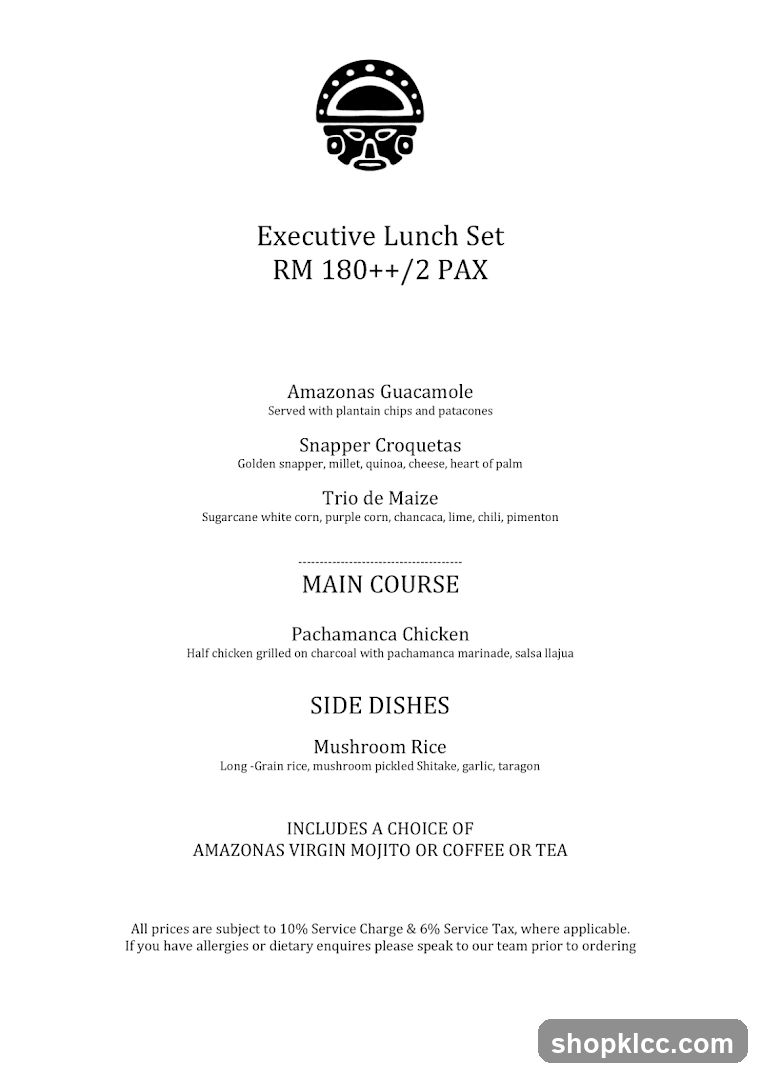 Executive Lunch Set