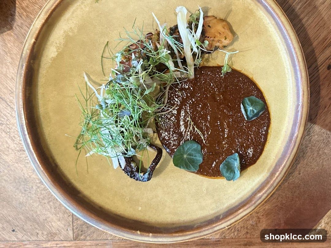 Octopus with Mole Sauce