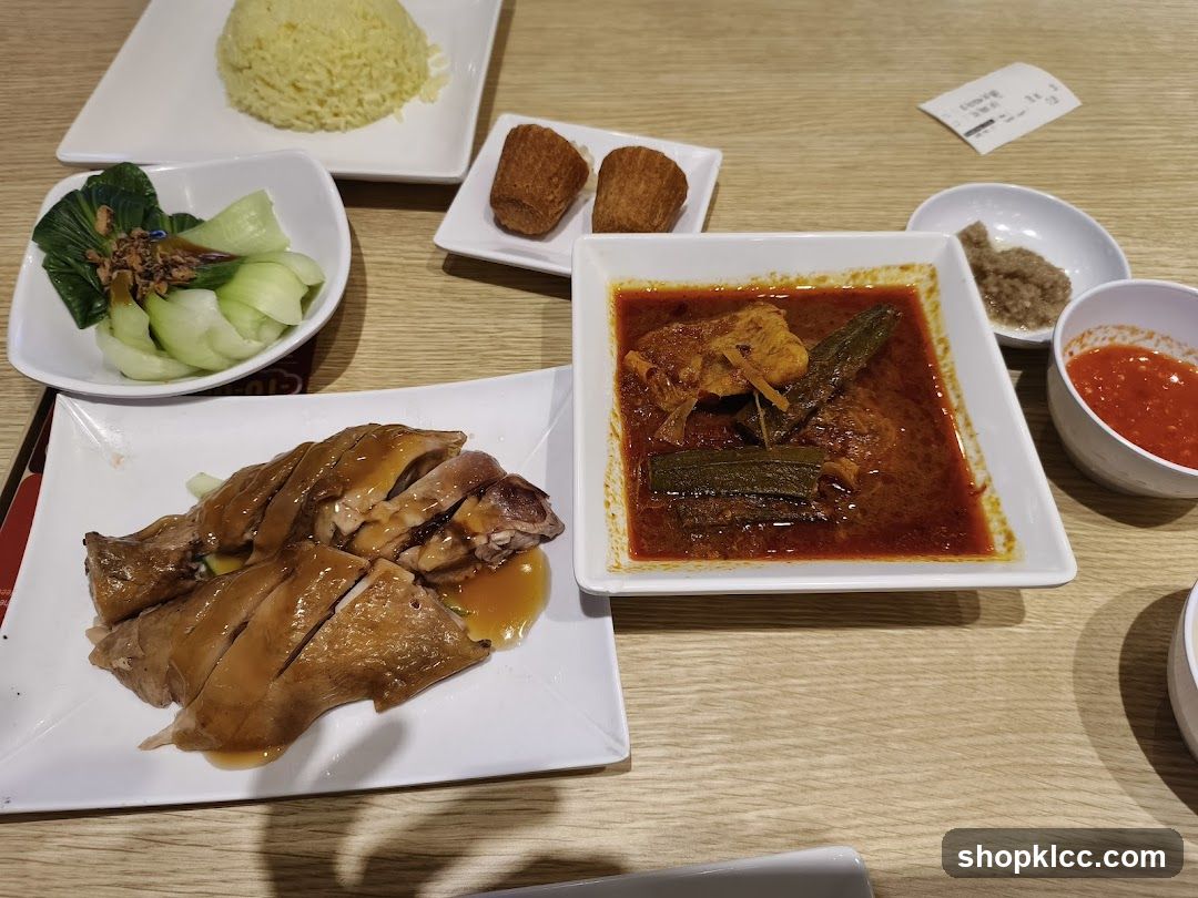 Hainanese Chicken Rice and Curry