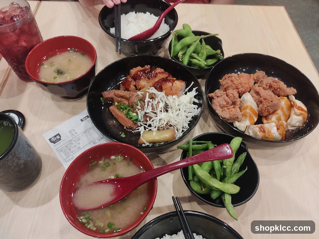 Japanese Food Spread