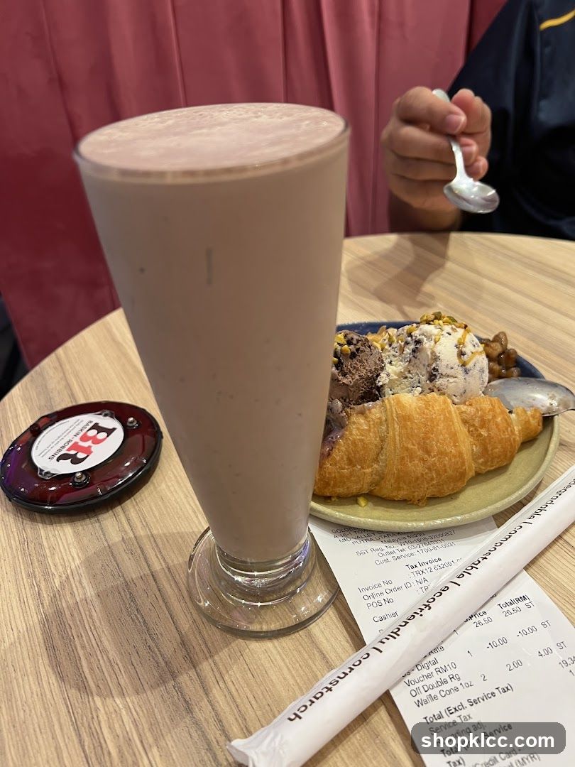 Baskin Robbins Dessert and Drink