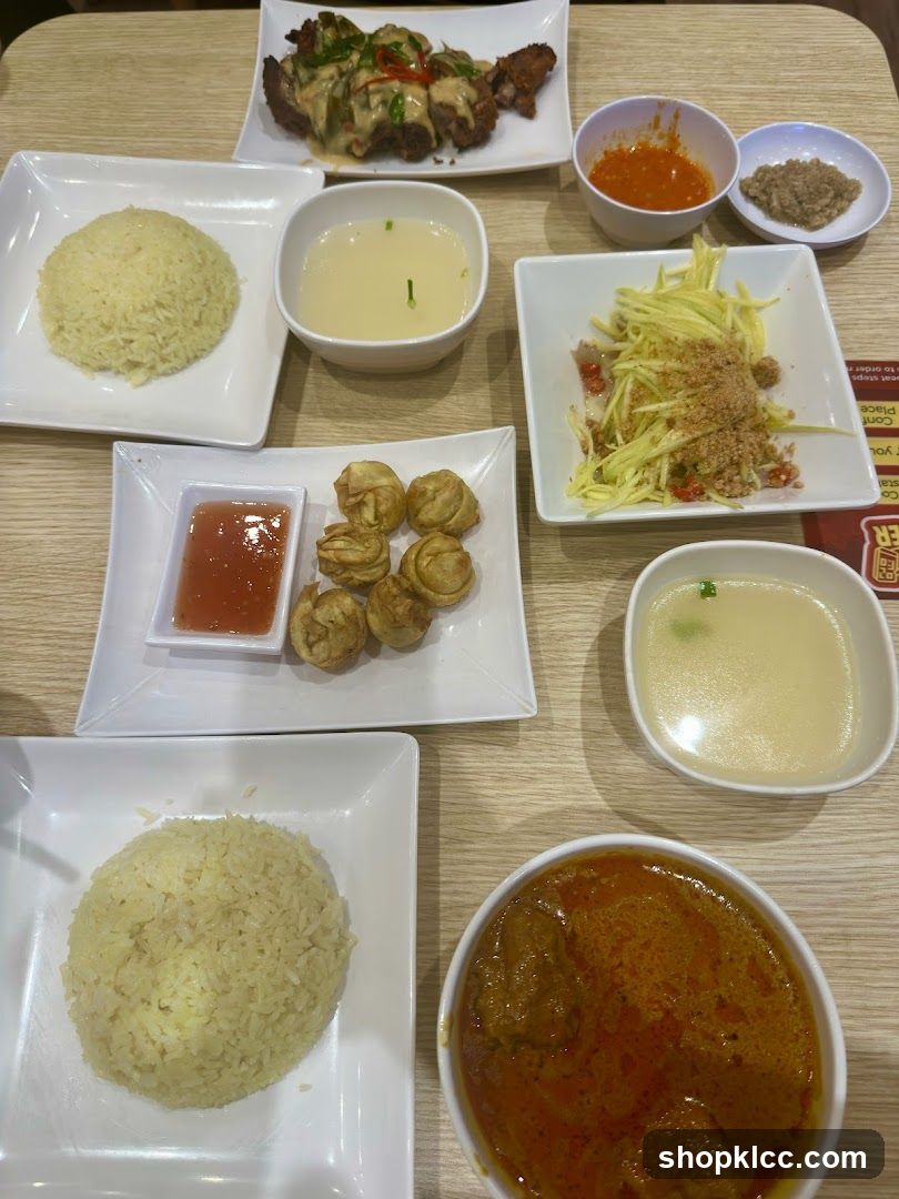 Assortment of Asian Dishes