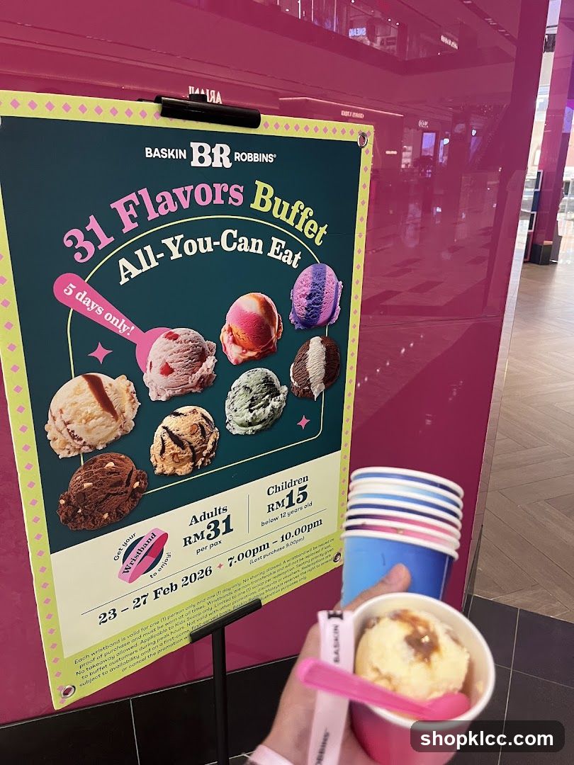 Baskin Robbins 31 Flavors Buffet