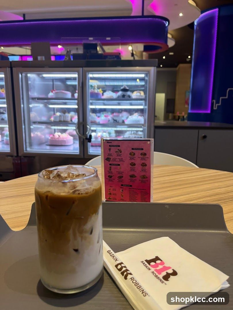 Iced Coffee and Desserts
