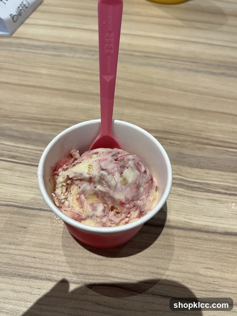 Ice Cream Cup with Spoon