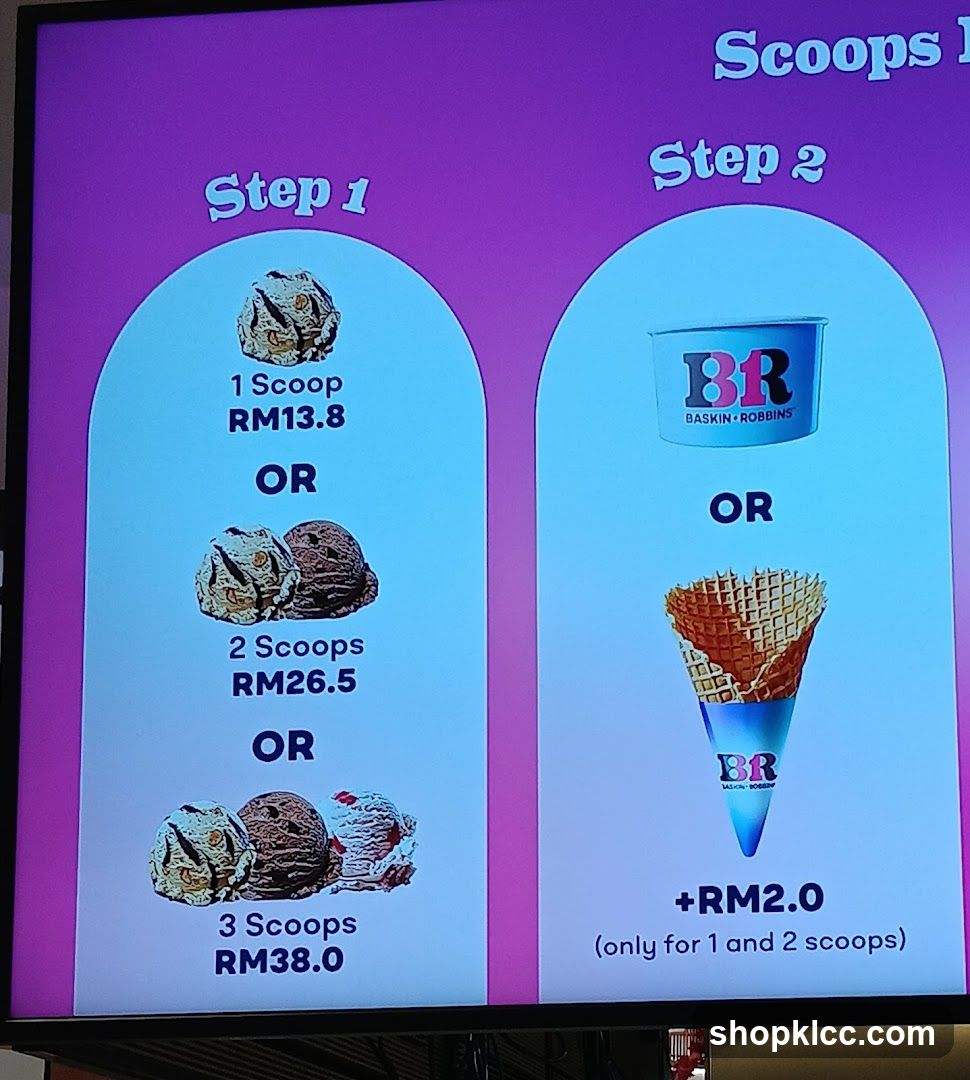 Baskin Robbins Scoops