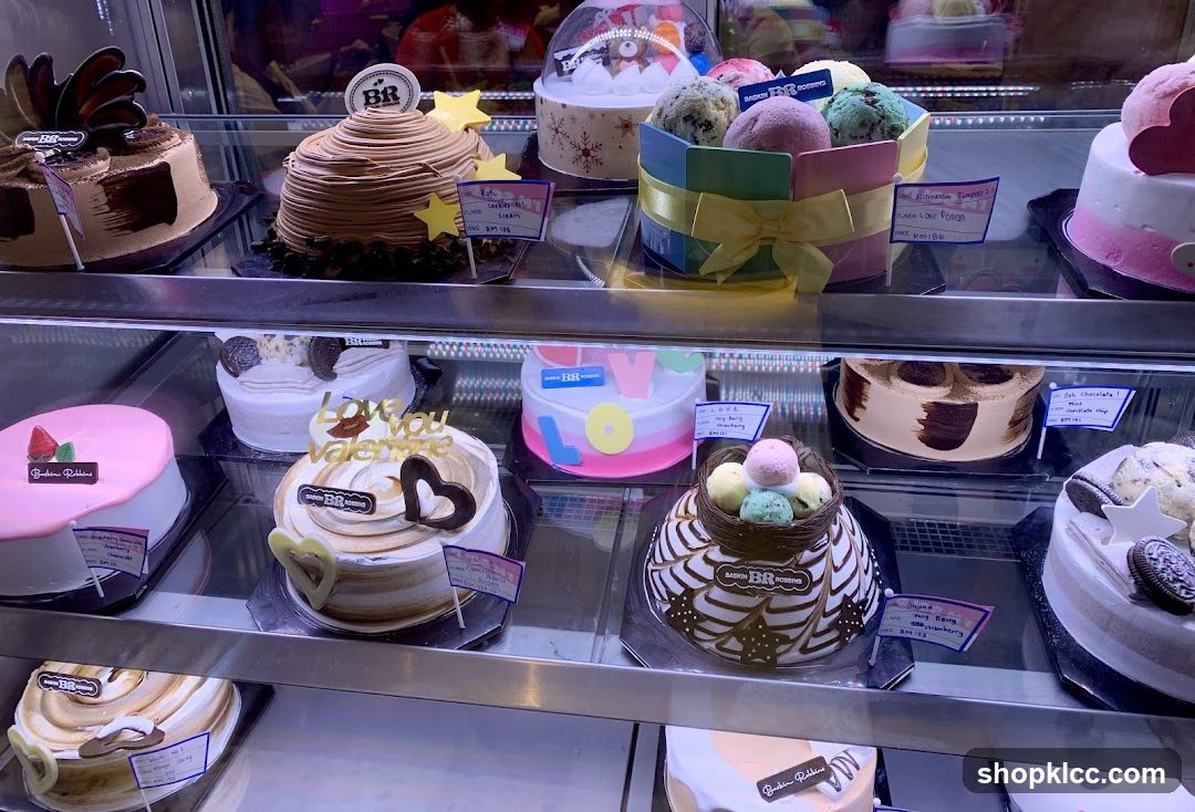 Assortment of Cakes and Ice Cream