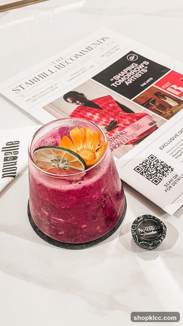 Beverage with promotional materials