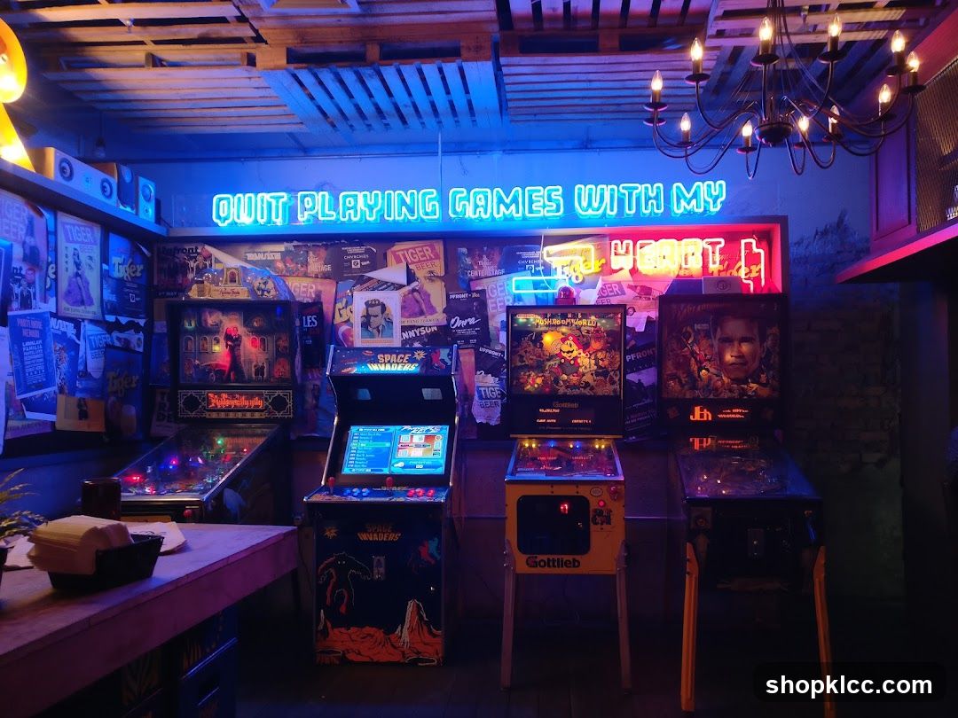 Arcade and Pinball Machines