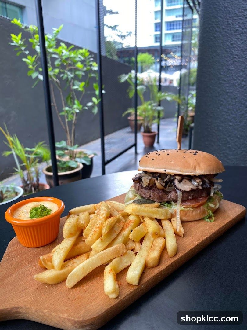 Burger and Fries