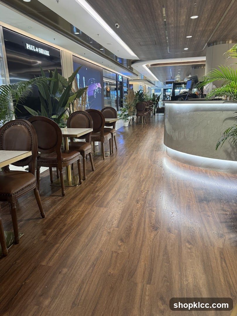 Cafe Interior with Seating