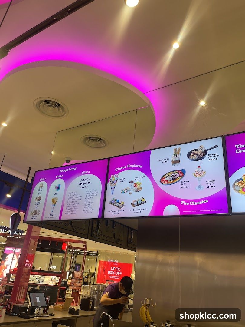 Scoops Lover & Flavor Explorer Menu