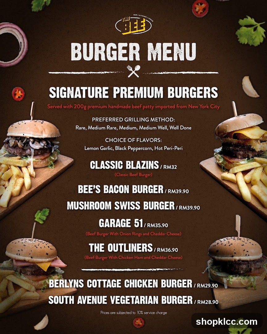 BURGER MENU