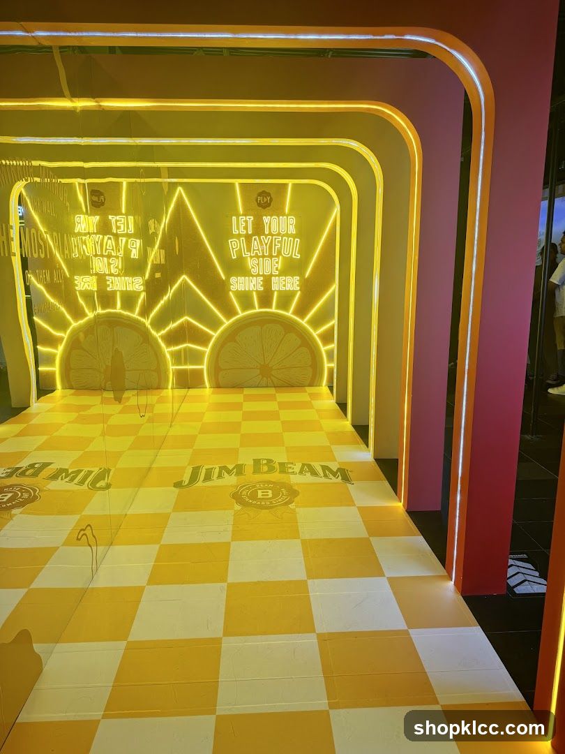 Jim Beam Playful Side Installation
