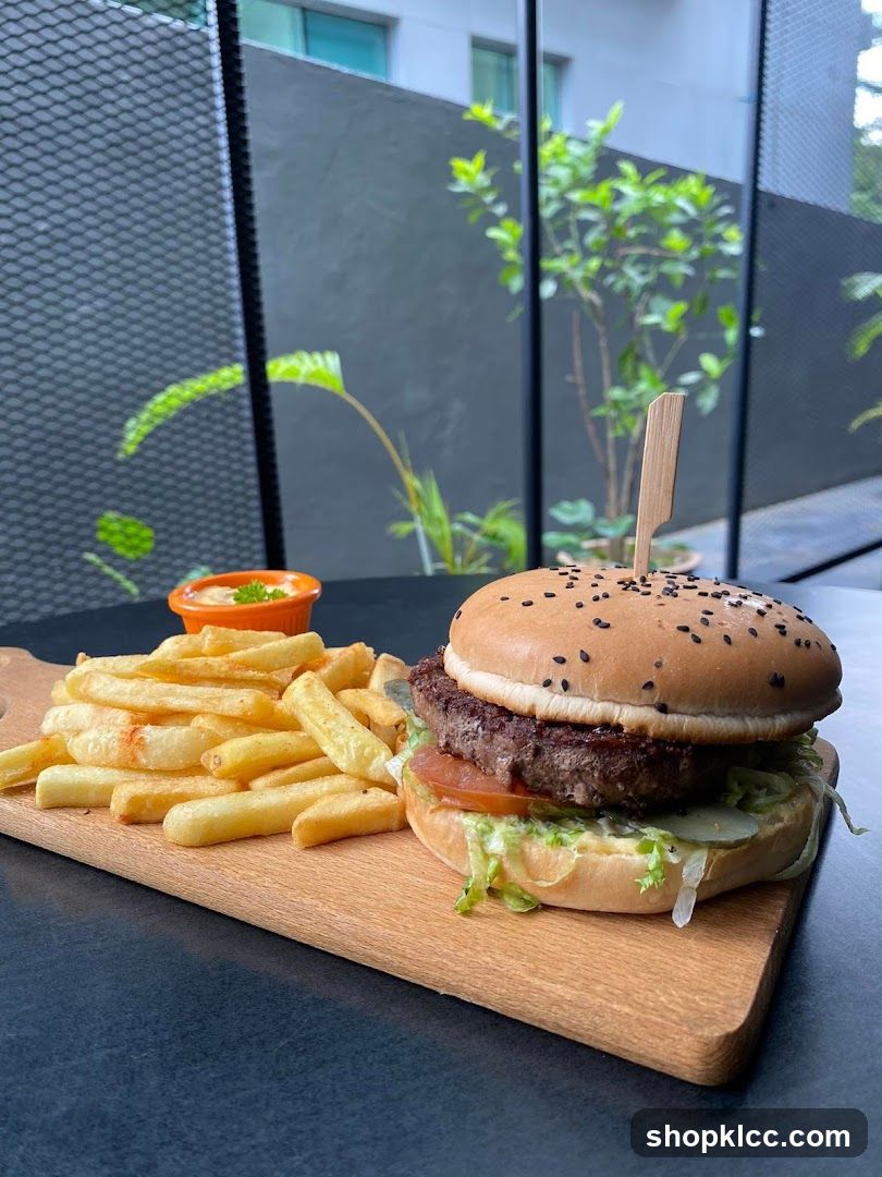 Burger and Fries