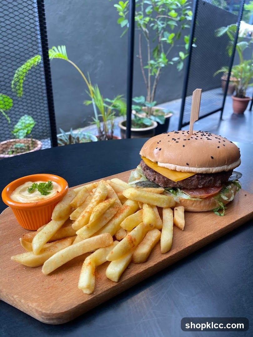Burger and Fries